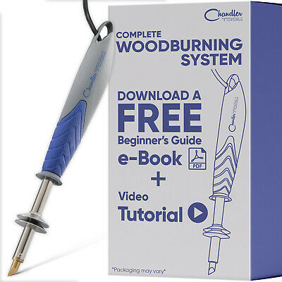 Chandler Tool Wood Burning Kit 30w - Pyrography Engraver Pen Tool Kit