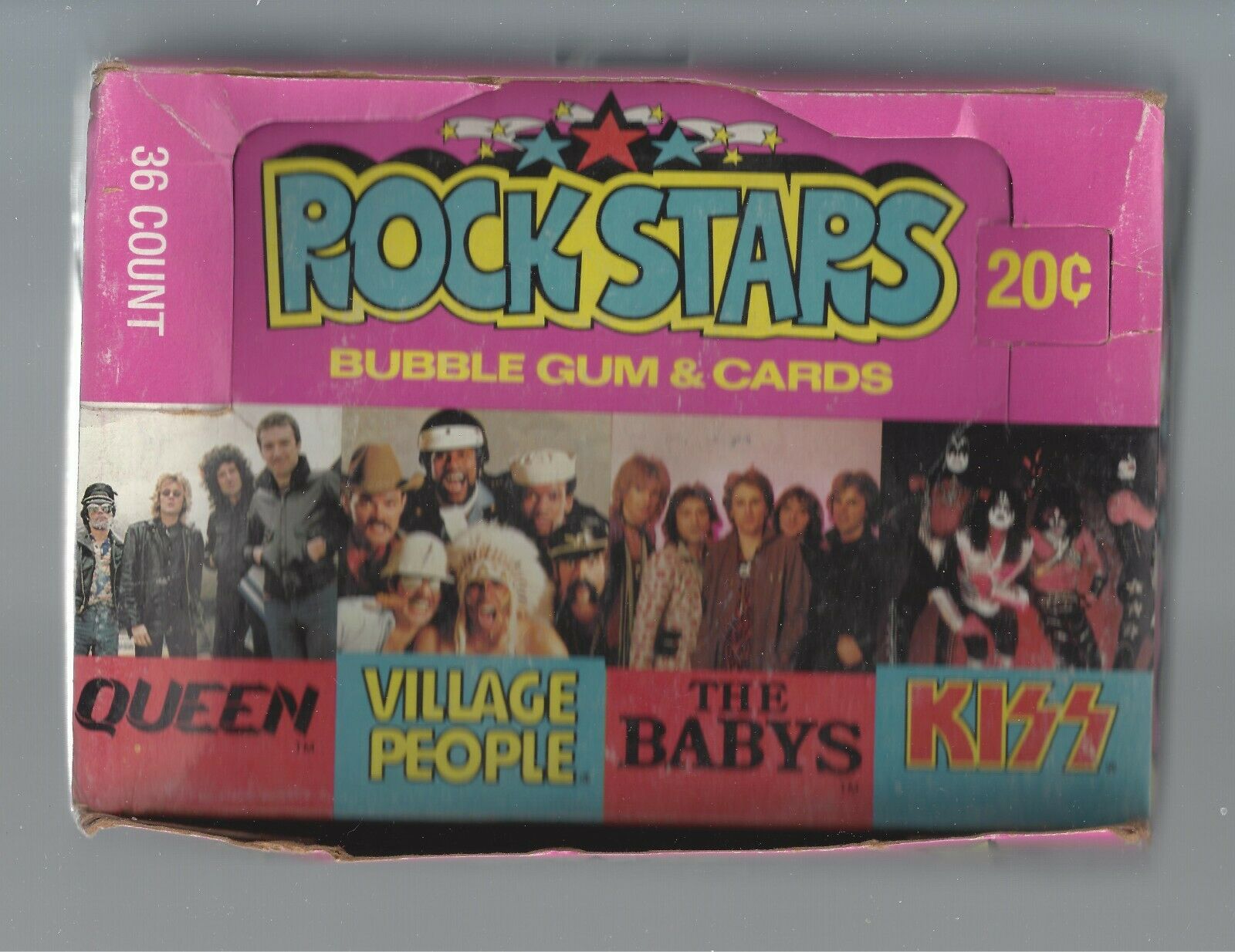 1979 Donruss Rock Stars  Empty Display Box
