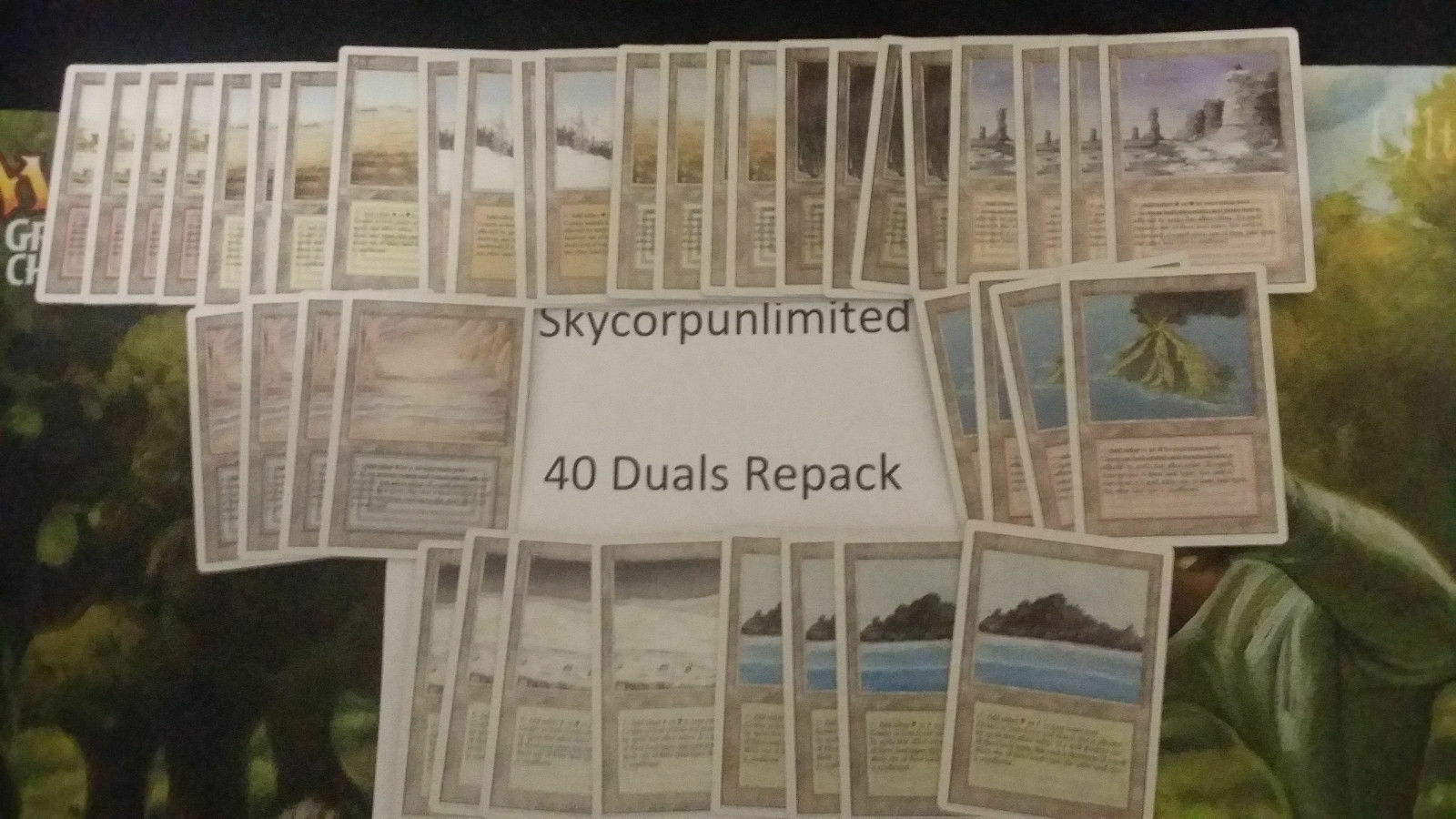 Mtg Revised Dual Lands Repack (read Description). Only Rares In Repack.