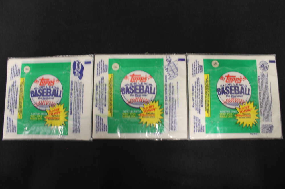 (108) 1981 Topps Baseball Wax Pack Wrappers Wc7223
