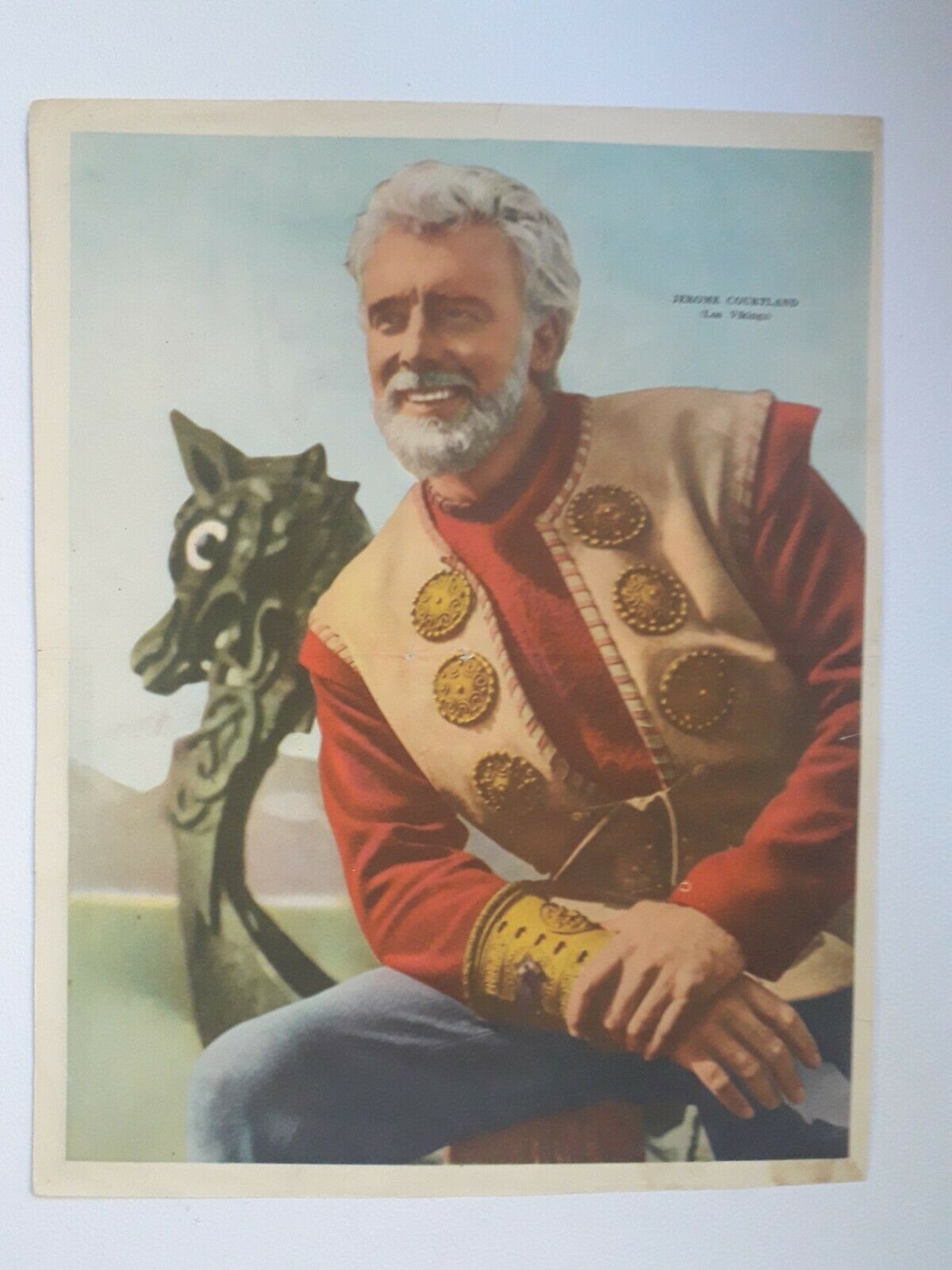Jerome Courtland - "tales Of The Vikings" - Orig. Poster Tv - Argentina 1960's