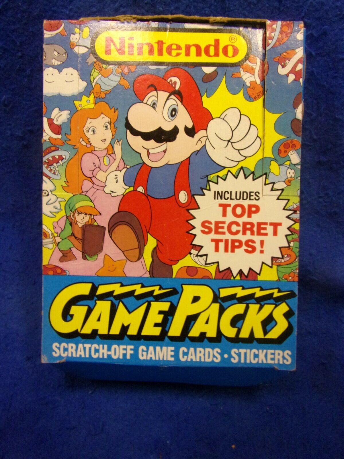1989 Topps Nintendo Cards Empty Box