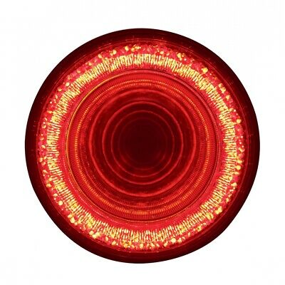 24 Led 4" "mirage" Stop, Turn & Tail Light - Red Led/clear Lens