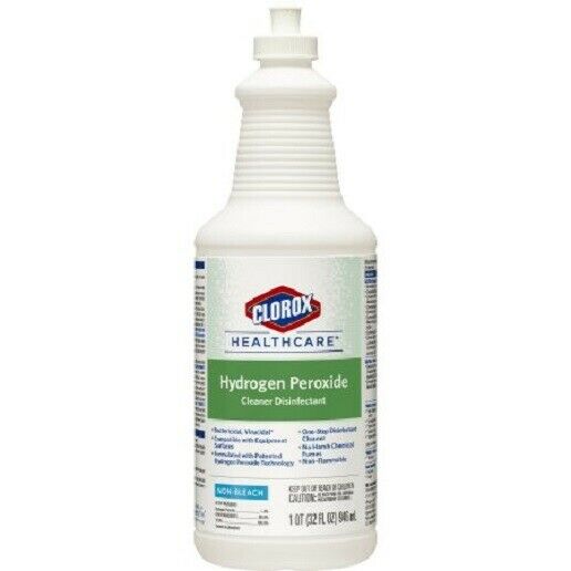 Clorox Healthcare Hydrogen Peroxide Cleaner Disinfectant, 32 Fl Oz Sealed Nib
