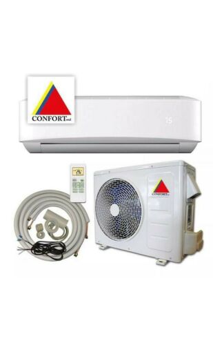 12,000 Btu System Ductless Air Conditioner,heat Pump Mini Split 110v 1 Ton W/kit